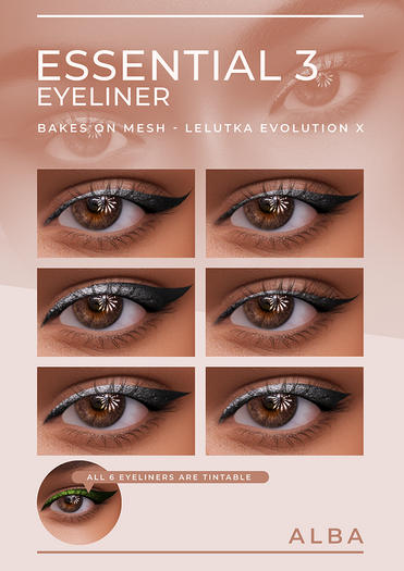 ALBA - Essential 3 Eyeliner - Lel Evo X