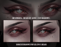 [Hexphora] DeadOrAlive - Eyeshadows - RED - LEL EVO X