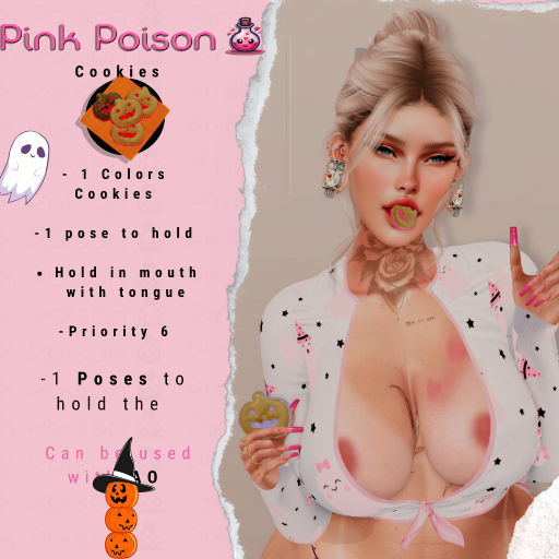 Pink Poison - Halloween Cookies Red
