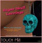 TOUCH MIA - Sugar Skull Earrings