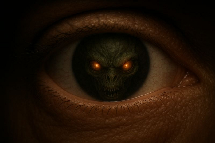 Alien in Eye 1