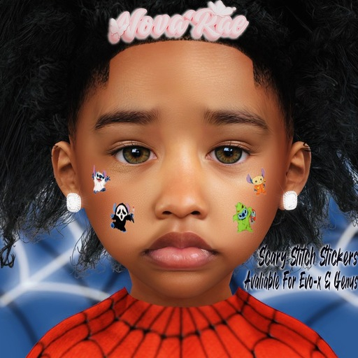 [N'R] Scary Stitch Stickers (Genus)