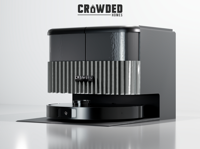 Crowded Homes ~ CrowBo Max - Black - Robot Cleaner & Washer