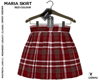 ::LonVu::Maria Skirt Red