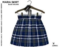 ::LonVu::Maria Skirt Blue