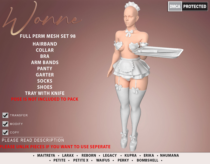 WONNE (98) Full Perm Mesh 