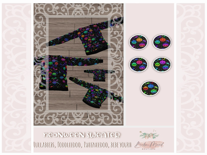 - B.M - NeonWeen Sweater - Pack