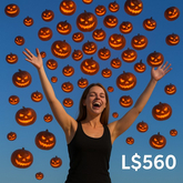 50% OFF !!Halloween Confetti Tosser – Interactive Jack-O’-Lantern Explosion Effect | Wearable Party Prop | Copy Only