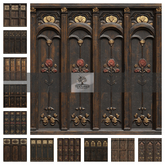 TB - TUDOR WOOD WALLS PK3