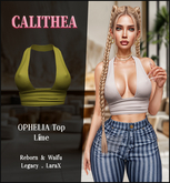 CALITHEA . Ophelia . Top . Lime