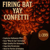 50 % OFF Firing Bat Yay Confetti – Explosive Halloween Party Effect