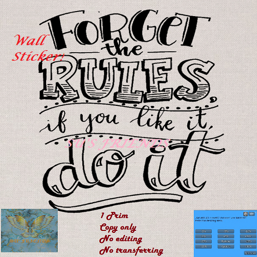 .::SU'S FRIENDS::. Forget the Rules box