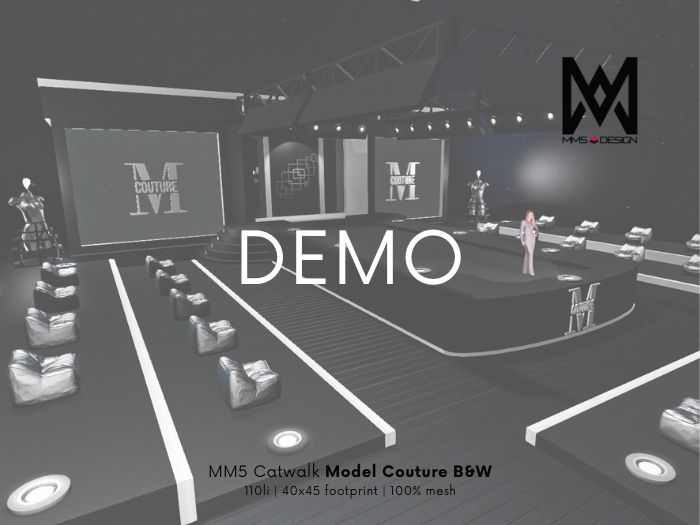MM5 Catwalk Model Couture B&W - DEMO