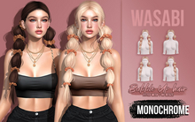 Wasabi // Bubble Up Hair - Monochrome