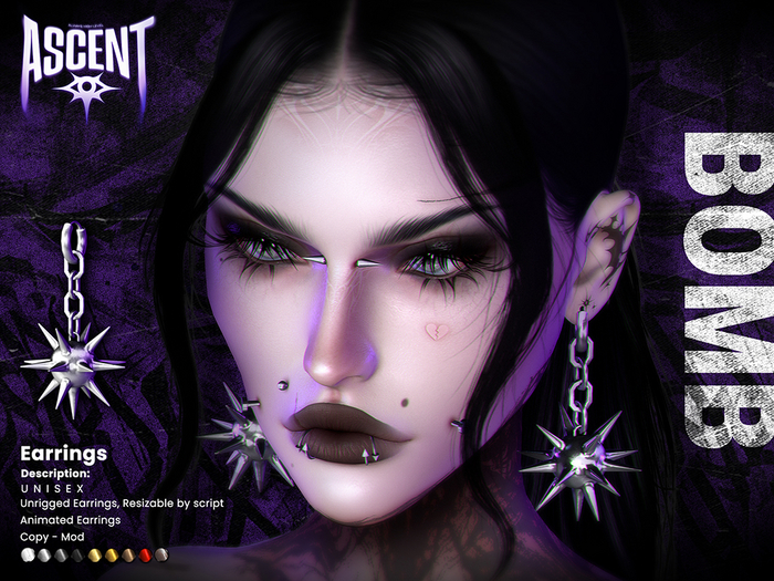 ASCENT - Bomb Earrings