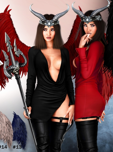 Blueberry - Lillith - COMPLETE SET - Red and Black (3 items-RAR