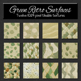 *Wallflowers* Green Retro Surfaces