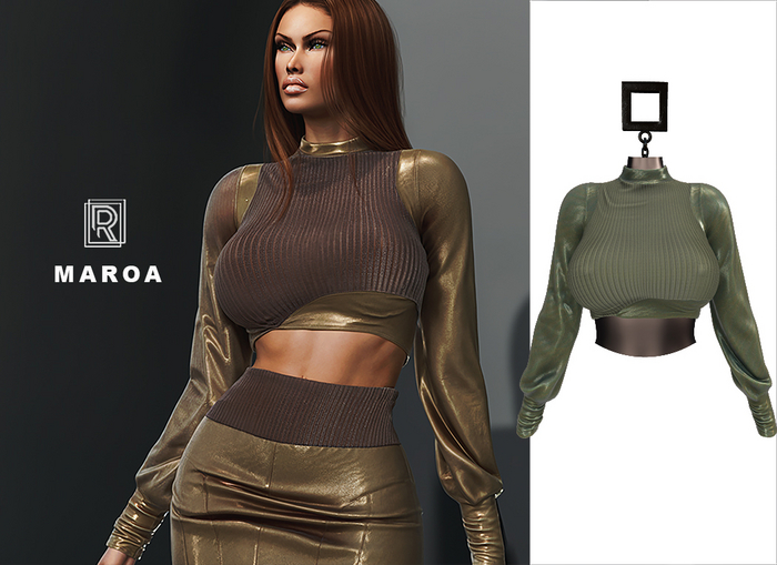 RAPTURE-Top Maroa-Olive