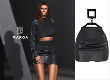 RAPTURE-Skirt Maroa-Dark Mineral