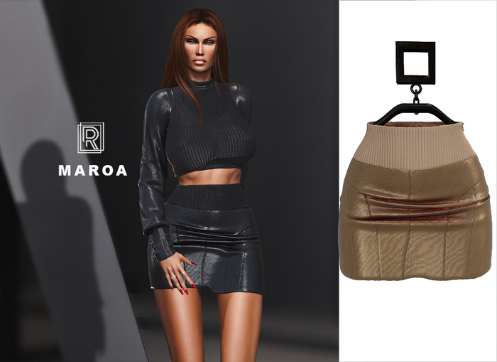 RAPTURE-Skirt Maroa-Nutmeg