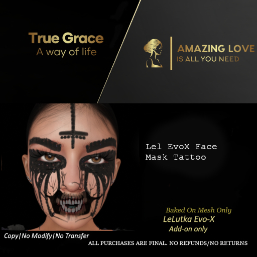 LeL EvoX Face Mask Tattoo
