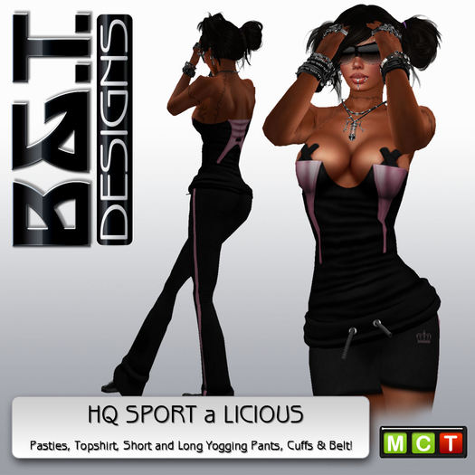 :.<B&T>.: Sport-a-Licious   <<black/pink>>