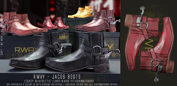 RWAY - Jacob Boots Blood