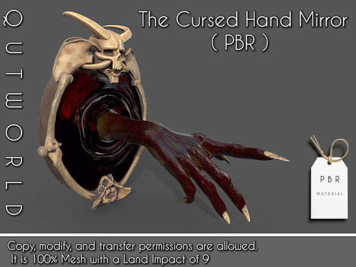 .::QUTWORLDT The Cursed Hand Mirror_PBR::.FP 