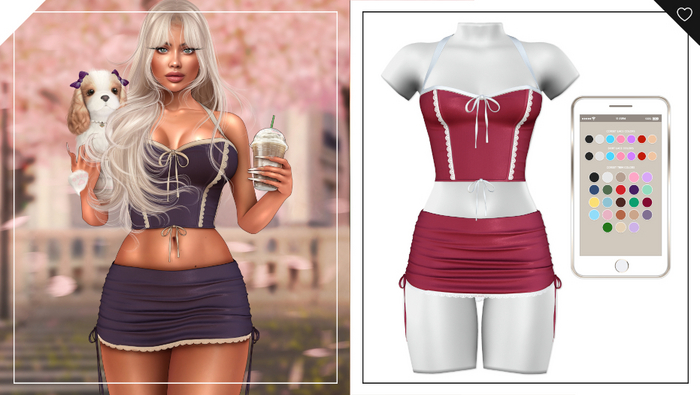 Havoc . Miranda Set . Cranberry