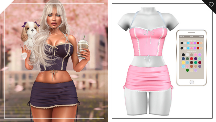 Havoc . Miranda Set . Pink