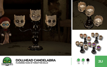 MadPea Dollhead Candelabra