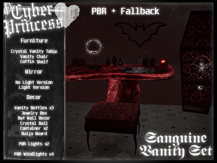 Cyber Princess. Sanguine Vanity Fatpack