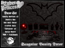 Cyber Princess. Sanguine Vanity Decor