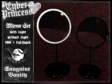 Cyber Princess. Sanguine Vanity Mirror Set