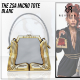 Revienne: The Zsa Micro Tote [BLANC]