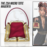 Revienne: The Zsa Micro Tote [MAGENTA]