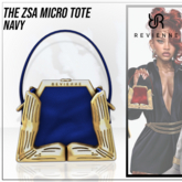 Revienne: The Zsa Micro Tote [NAVY]
