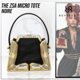 Revienne: The Zsa Micro Tote [NOIRE]