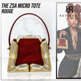Revienne: The Zsa Micro Tote [ROUGE]