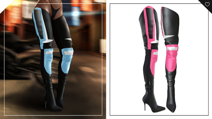 Havoc . Racer Boots . Hot Pink