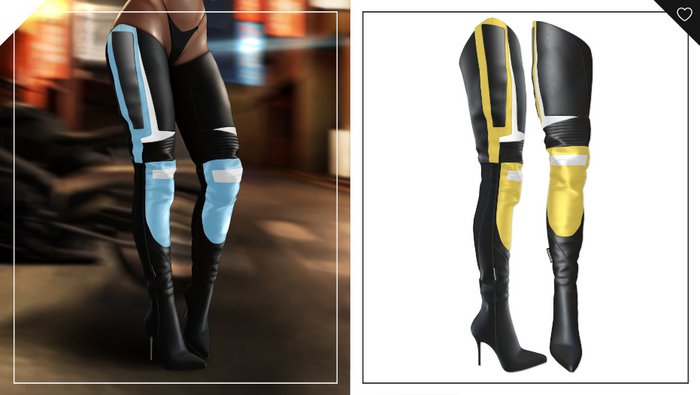 Havoc . Racer Boots . Yellow