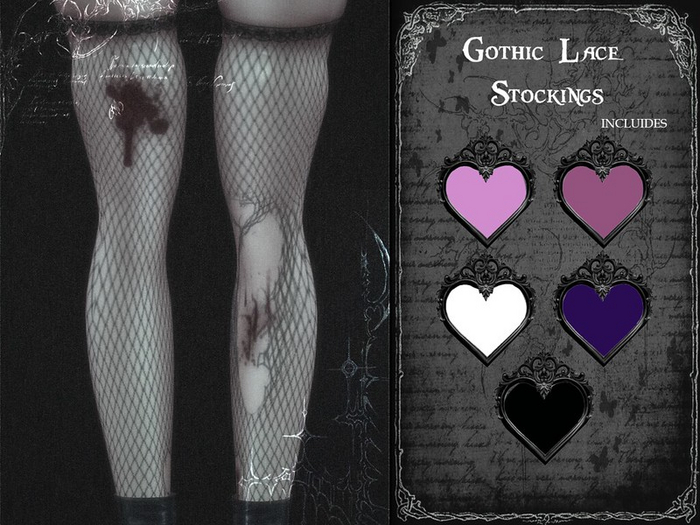 (GH) Gothic Lace Stockings