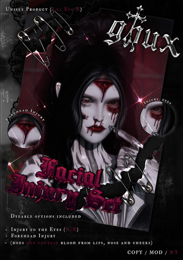 (GH) Facial Injury Set