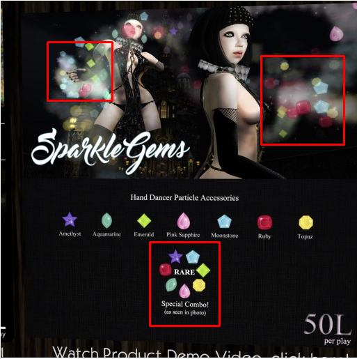 **CC** - Sparkle Gems (Special Combo! - RARE)