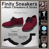Finity Shoes and Socks [2cute] Persian Plum
