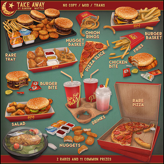 .random.Matter. - Take Away - Tray - RARE