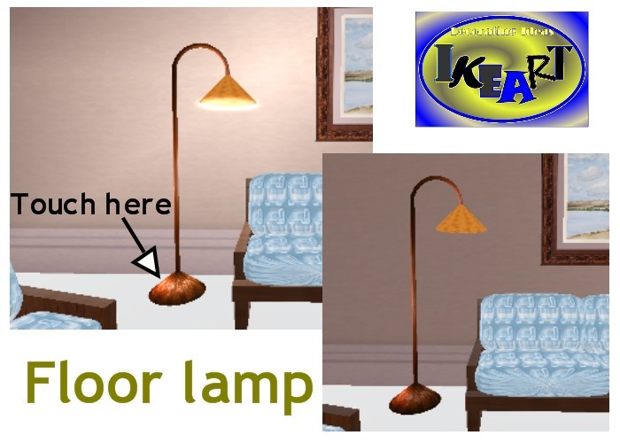 FLOOR LAMP, MODEL BRONZE.