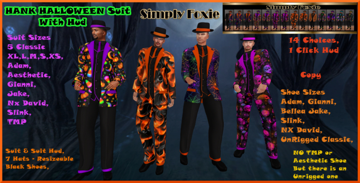 HANK HALLOWEEN Suit With Hud (Boxed) ADD