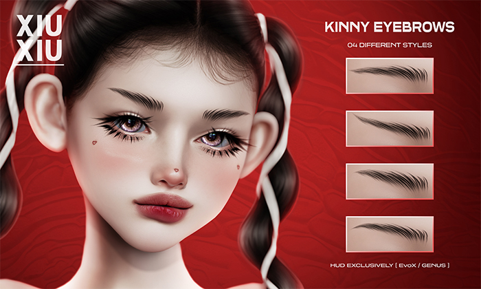 XiuXiu - Kinny eyebrows DEMO