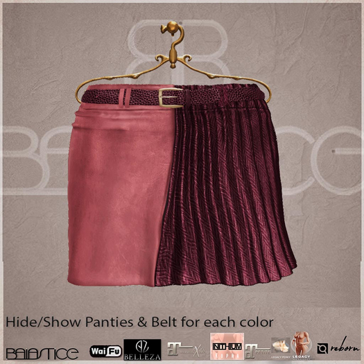 Baiastice_Rovere Skirt-Rasberry